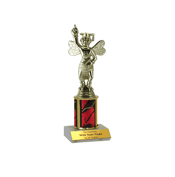 Single Column Trophy - Spelling Bee - Click to enlarge