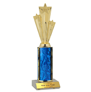 Single Column Trophy - Star Performer - Click to enlarge