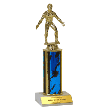 Single Column Trophy - Wrestling - Click to enlarge