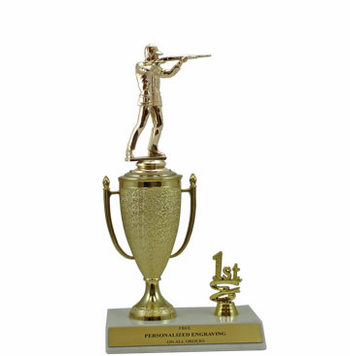 Skeet Shooting 1st, 2nd and 3rd Place Award Cup Trophy - Click to enlarge