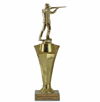 Skeet Shooting Star Column Trophy - Click to enlarge