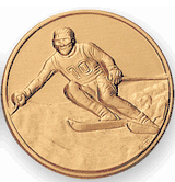 Ski Racing (Male) Litho Medal Insert