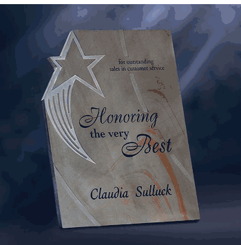 Slate Star Plaque - Click to enlarge