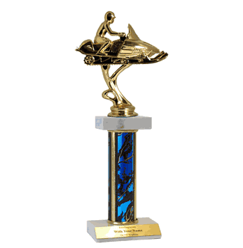 Snowmobile Figure Deluxe Platform Trophies (2 sizes) - Click to enlarge