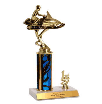 Snowmobile Place Trim Trophies (1st, 2nd, 3rd) - Click to enlarge