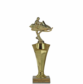 Snowmobile Star Column Trophy - Click to enlarge