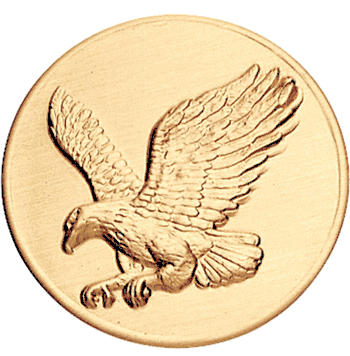 Soaring Eagle Litho Medal Insert - Click to enlarge
