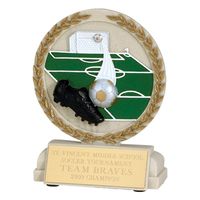 Soccer Cast Stone Series Trophy