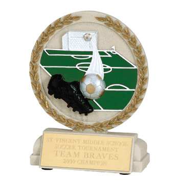 Soccer Cast Stone Series Trophy - Click to enlarge
