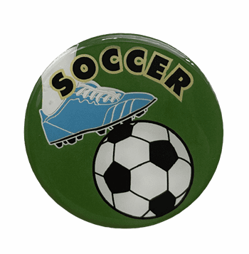 Soccer - 2" Epoxy Insert - Click to enlarge