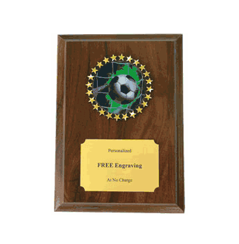 Soccer Holographic Decal Plaque - Click to enlarge