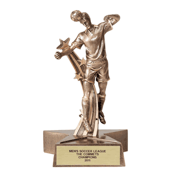 Soccer - Resin Trophies (Male) - Click to enlarge