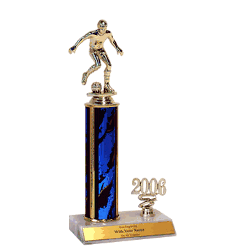 Soccer Trophy with Year Indicator - Click to enlarge