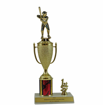 Elite Softball 1st, 2nd and 3rd Place Award Cup & Column Trophy - Click to enlarge