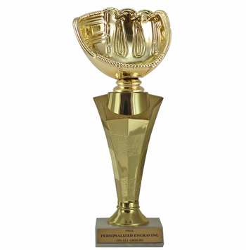 Softball Glove Star Column Trophy - Click to enlarge