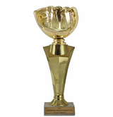 Softball Glove Star Column Trophy