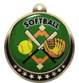 Softball Insert Medal