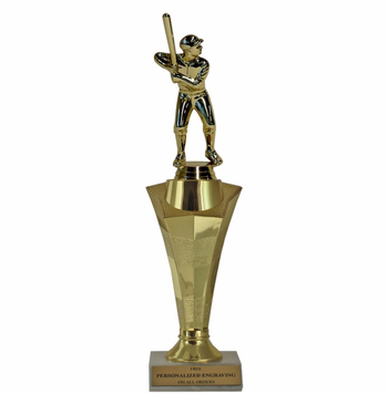 Softball Star Column Trophy - Click to enlarge