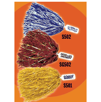 Solid Handle Advertising Poms - Click to enlarge
