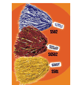 Solid Handle Advertising Poms