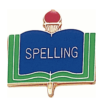 Spelling Lapel Pins - Click to enlarge
