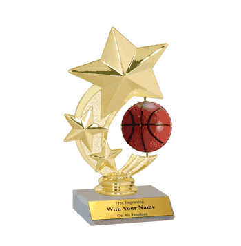 Spinner Participation Trophy - Basketball - Click to enlarge
