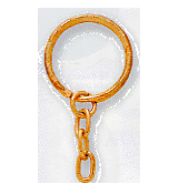Split Ring Key Chain (Shipped Unattached to Medal)