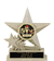 Star Blazer Trophy with Black Stone Finish - 2