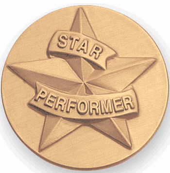 Star Performer (507574) Litho Medal Insert - Click to enlarge