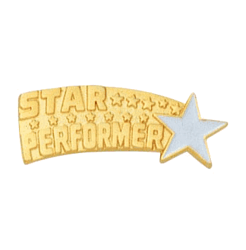 Star Performer Lapel Pin (BR Series) - Click to enlarge