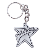 Star Performer Pewter Keychains