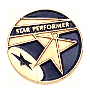 Star Performer Pin (BR Series) - Click to enlarge