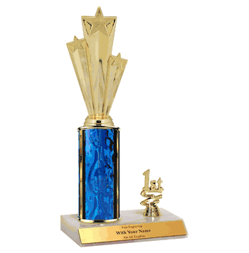 Star Performer Trophies With Place Trim (1st, 2nd, or 3rd) - Click to enlarge
