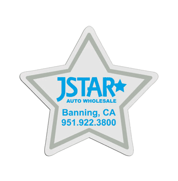 Star Shaped Custom Badge - Click to enlarge