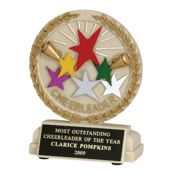 Stars & Megaphones Cheerleader Spirit Award - Click to enlarge