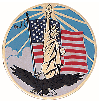 Statue Of Liberty Litho Medal Insert - Click to enlarge