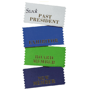 Stock Badge Ribbons - Click to enlarge