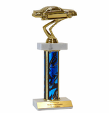 Stock Car Deluxe Double Marble Trophy