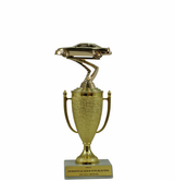 Stock Car Gold Cup Column Trophy