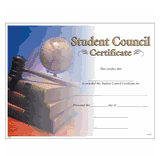 Student Council Certificates
