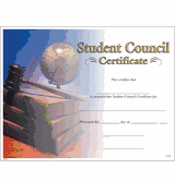 Student Council Certificates
