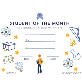 Student of the Month (Male) - Click to enlarge