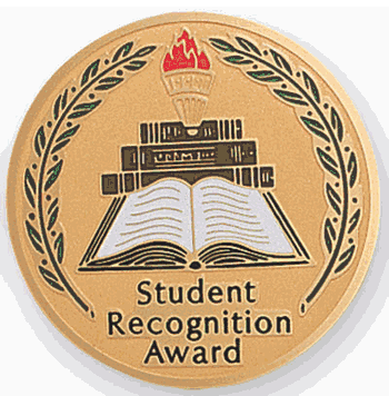Student Recognition Award Medal Insert - Click to enlarge