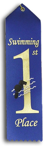 Swimming Ribbons, Swimming Award Ribbons | Trophy Central