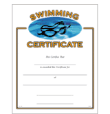 Swimming Certificates