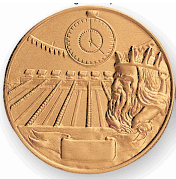 Swimming GENERAL (507412) Litho Medal Insert - Click to enlarge