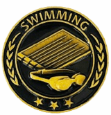 Swimming Lapel Pin