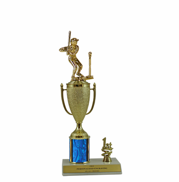 Elite T-Ball 1st, 2nd and 3rd Place Award Cup & Column Trophy - Click to enlarge