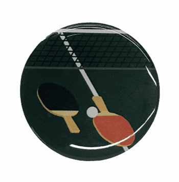 Table Tennis - 2" Epoxy Insert - Click to enlarge