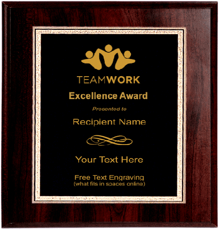 Teamwork Plaque | Achievement Plaques | TrophyCentral
